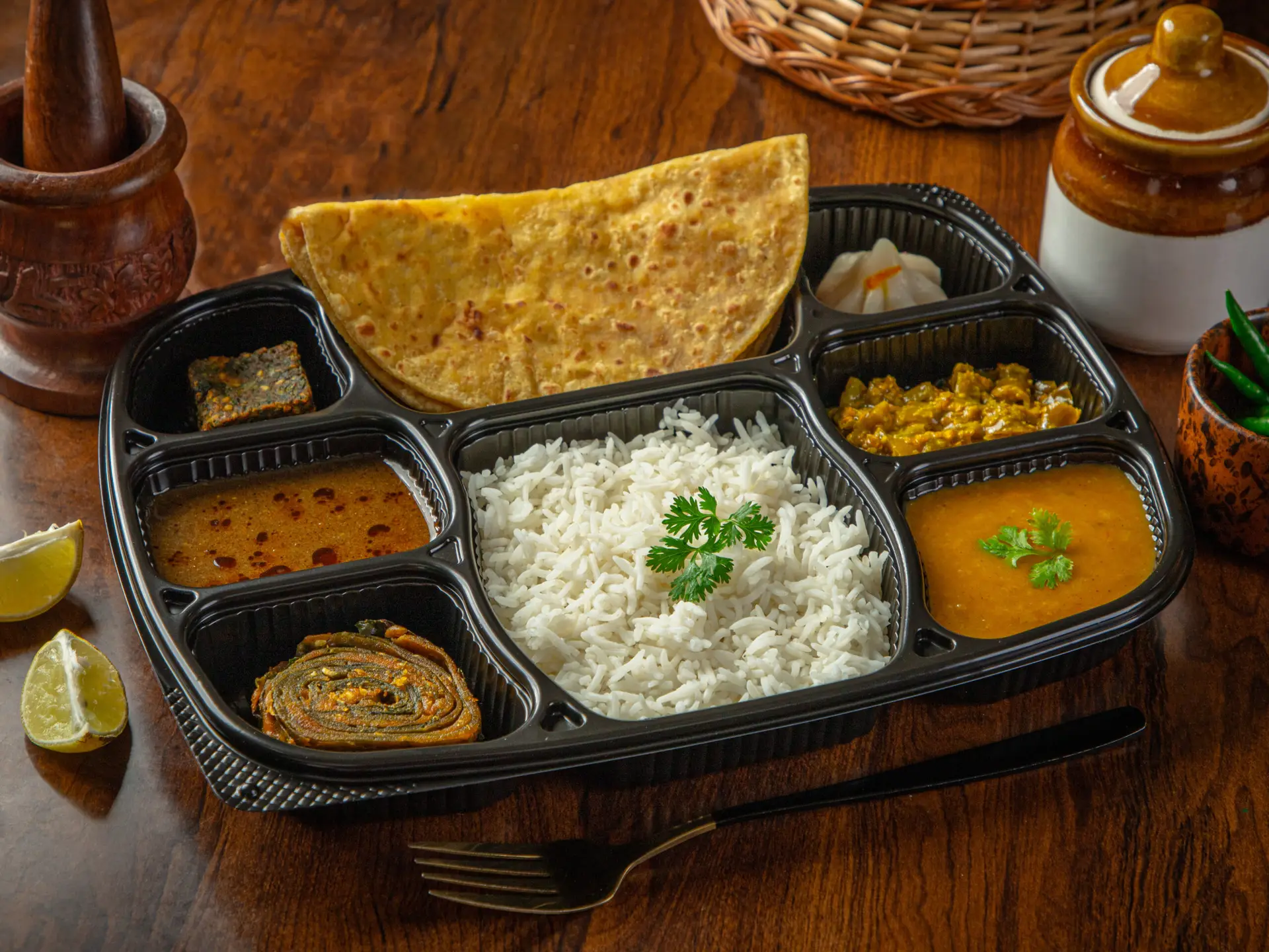 Homestyle tiffin being prepared fresh every morning at Eat Nation